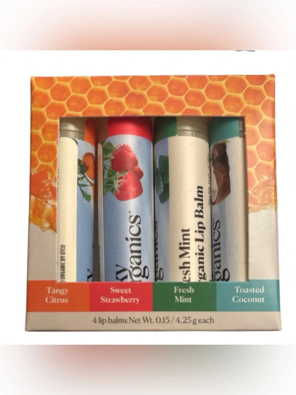 Sky Organics Bundle | NEW Organic Lip Balms W Beeswax NEW Tinted Lip Balms NWT 2
